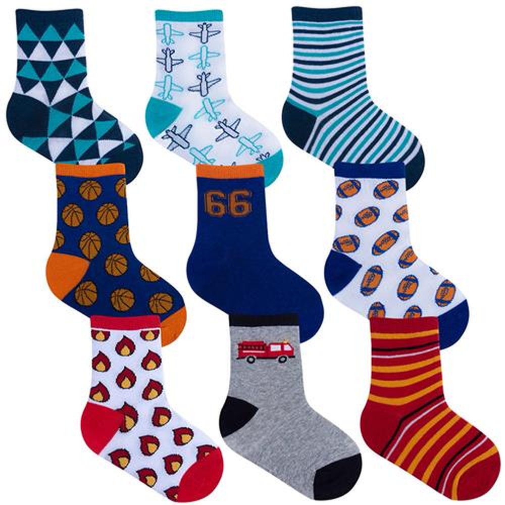 Pack Com 06 Kits Meia Estampada C/3 Pares Tag 31-34 Masculino Pimpolho