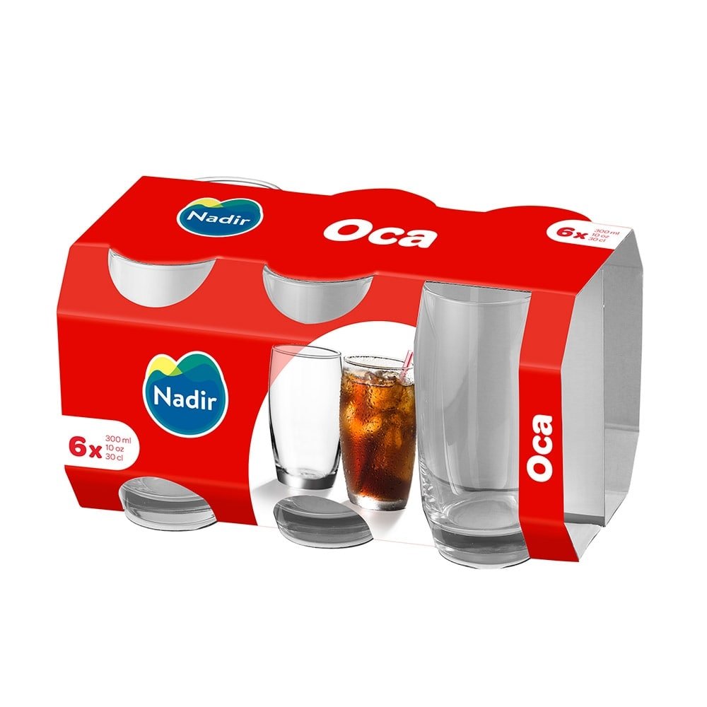 Copo Nadir 300ml Oca Referência:7729 Embalagem com 6 Unidades