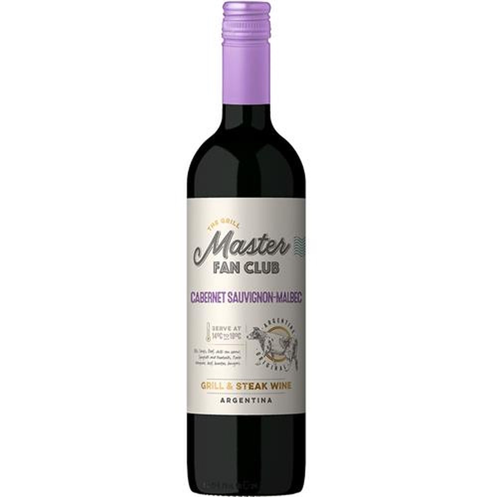 Vinho Argentino The Grill Master Tinto 750ml