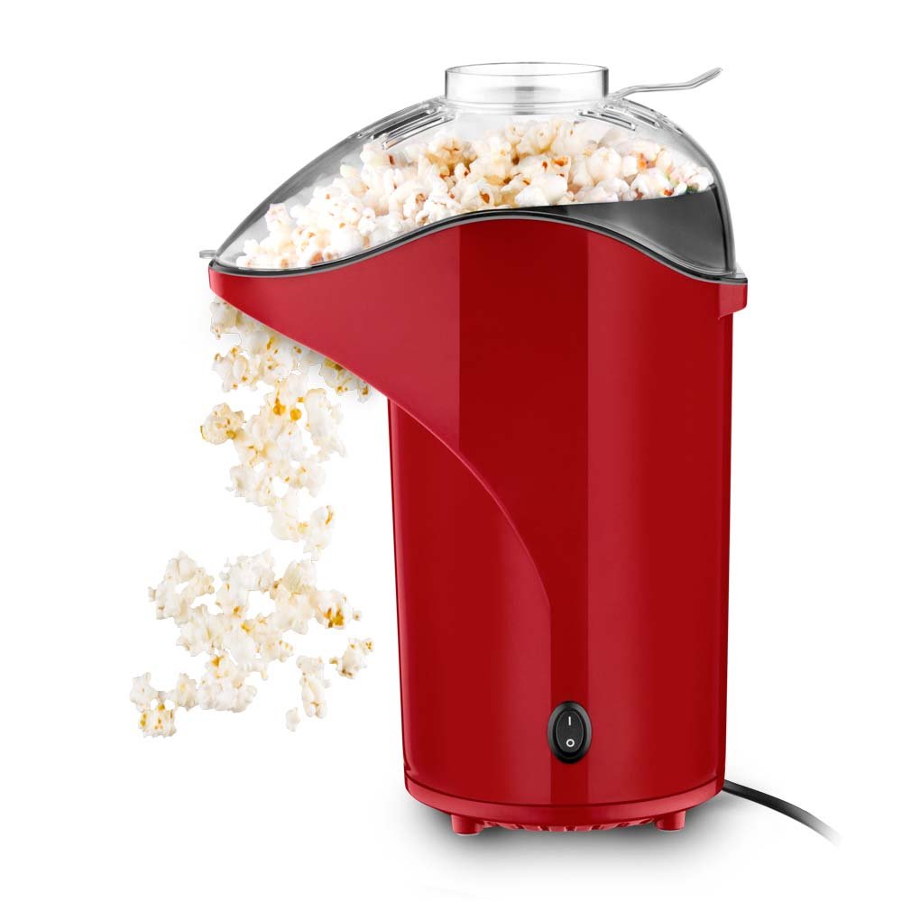 Pipoqueira Elétrica Sem Óleo 127V com 1200W Vermelha Multilaser - CE108