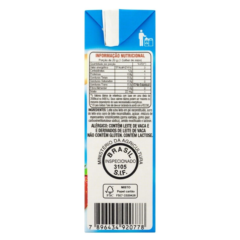 LEITE CONSENSADO TRIANGULO MISTURA LACTEA UHT 27X395G