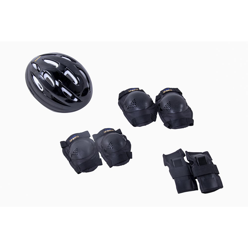 Kit de Proteção Radical Completo Com Capacete (P) Preto Bel