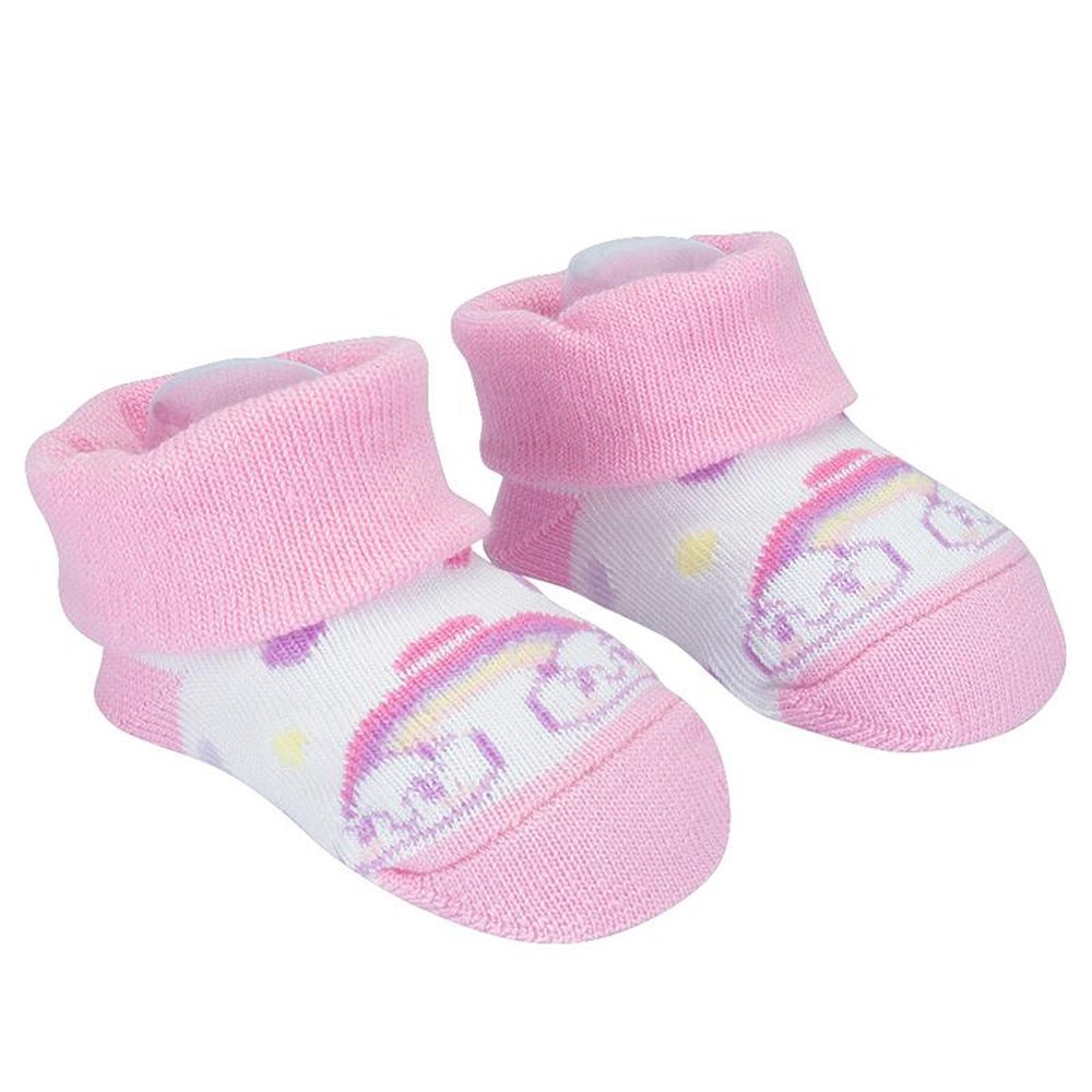 Pack Com 12 Kit Meia Infantil Com 2 Pares RN Feminino Pimpolho