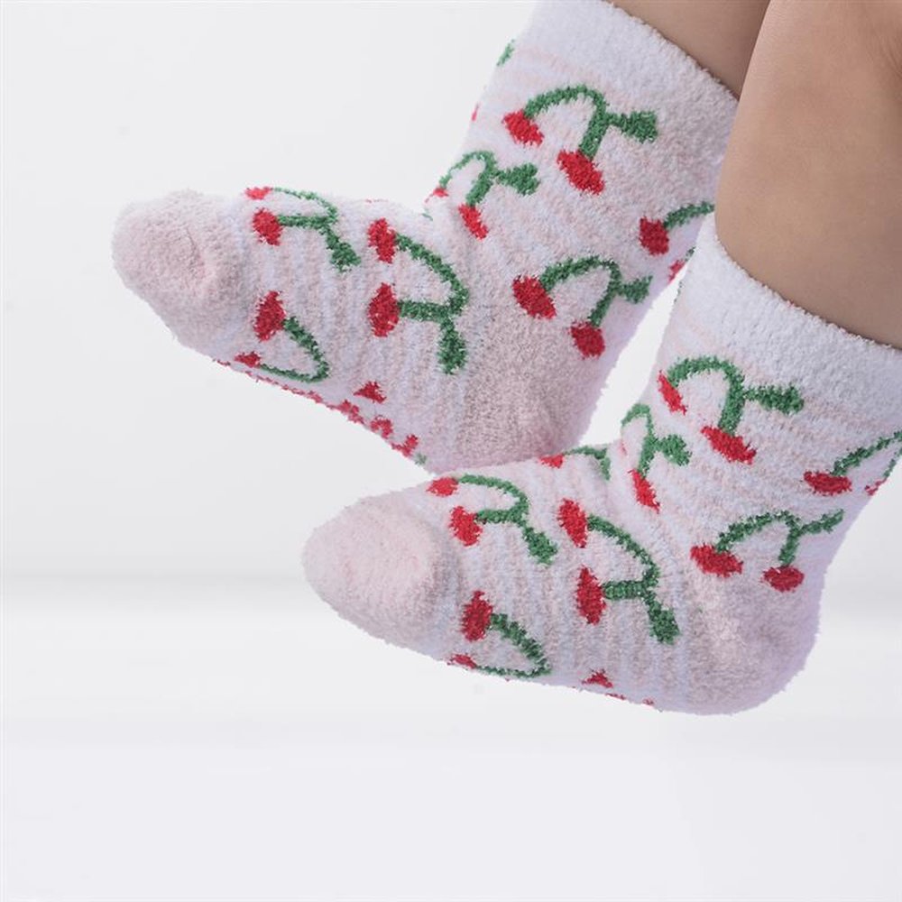 Kit Meia Felpuda Infantil 16-20 Feminina Pimpolho Com 24 Pares.
