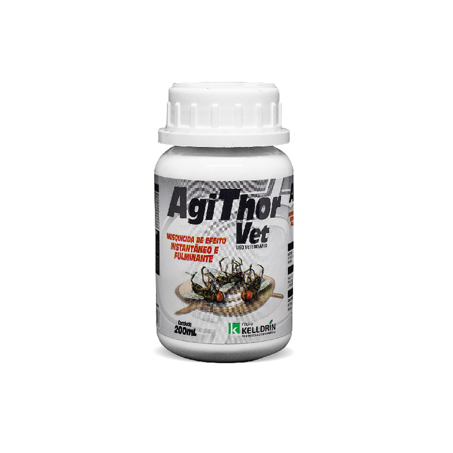 Kelldrin Agithor Vet ¿ Mosquicida Veterinário Pronto Uso 200Ml | Caixa C/ 12 Unidades
