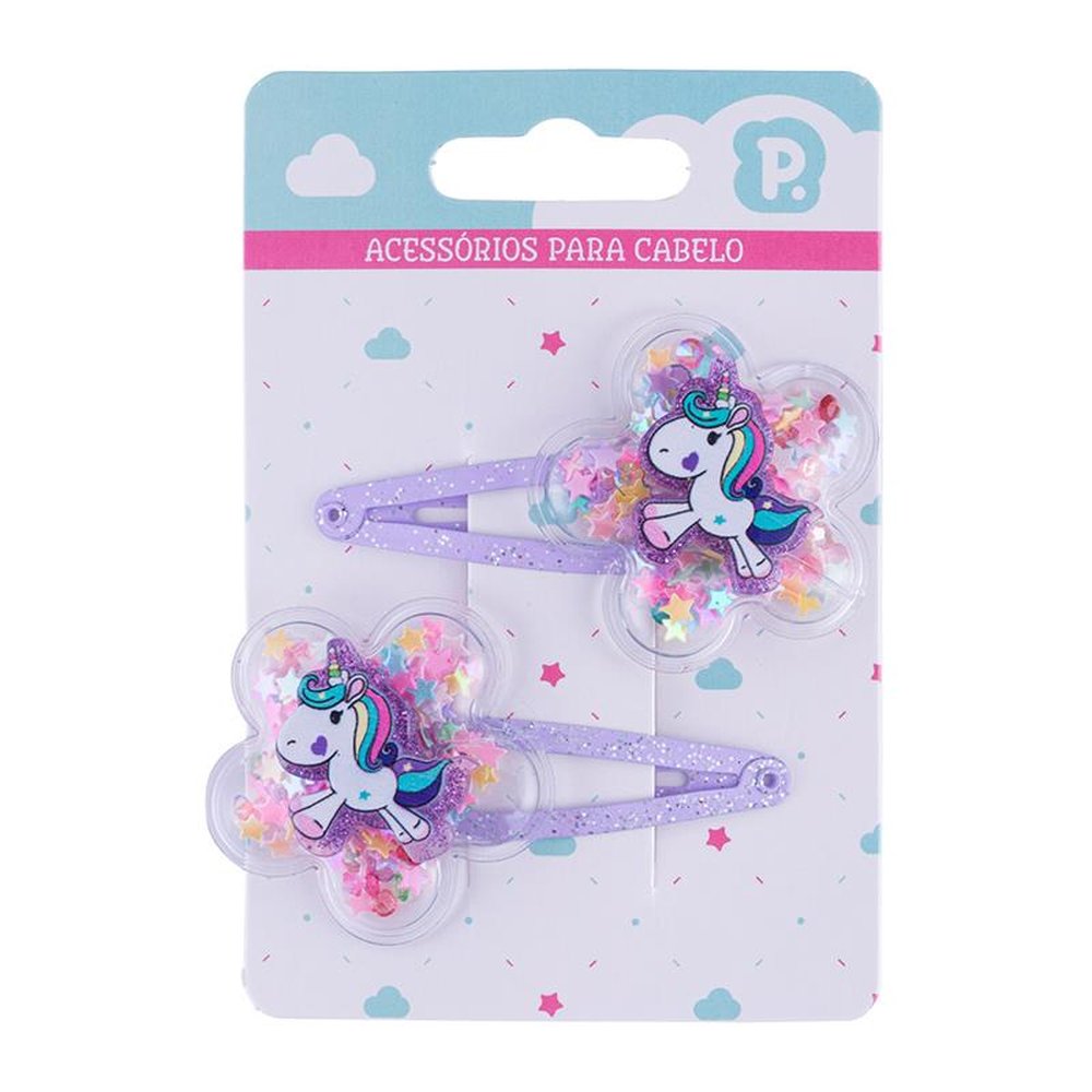 Kit De Acessórios Tic Tac Para Cabelo Com 12 Unidades