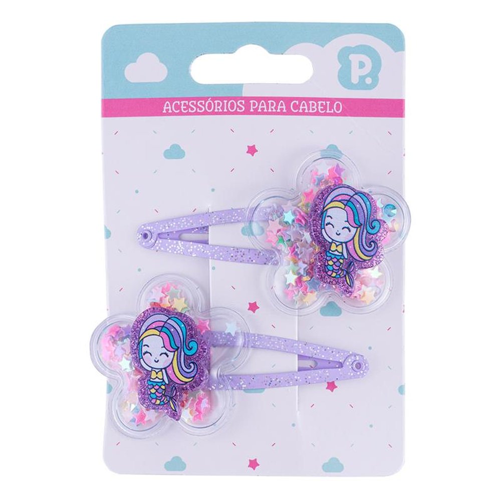 Kit De Acessórios Tic Tac Para Cabelo Com 12 Unidades