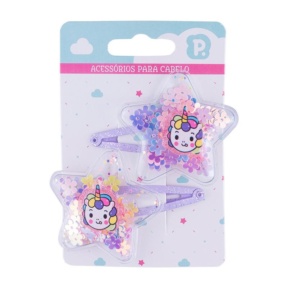 Kit De Acessórios Tic Tac Para Cabelo Com 12 Unidades