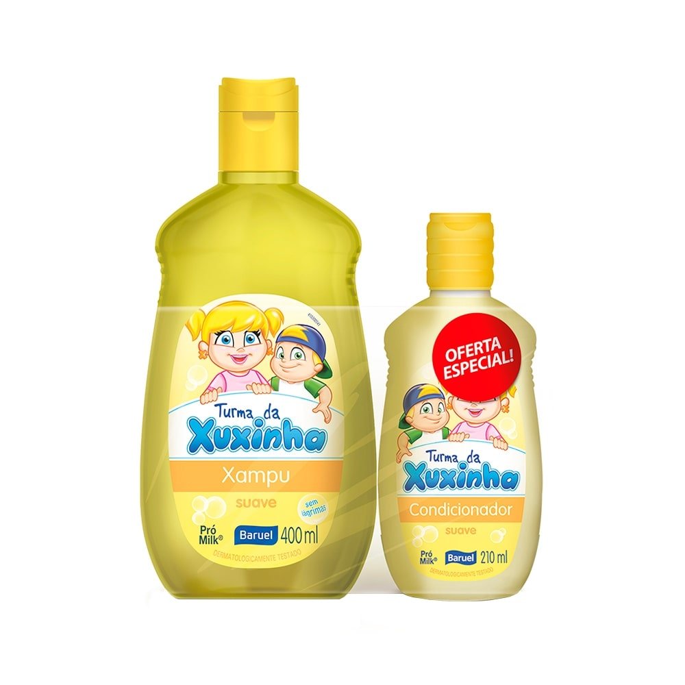 Shampoo Xuxinha Baruel Suave 400ml + Condicionador 210ml