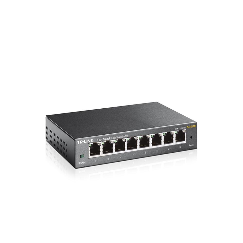 Switch TP-Link TL-SG108E V3.0 Easy Smart Gigabit 8 Portas