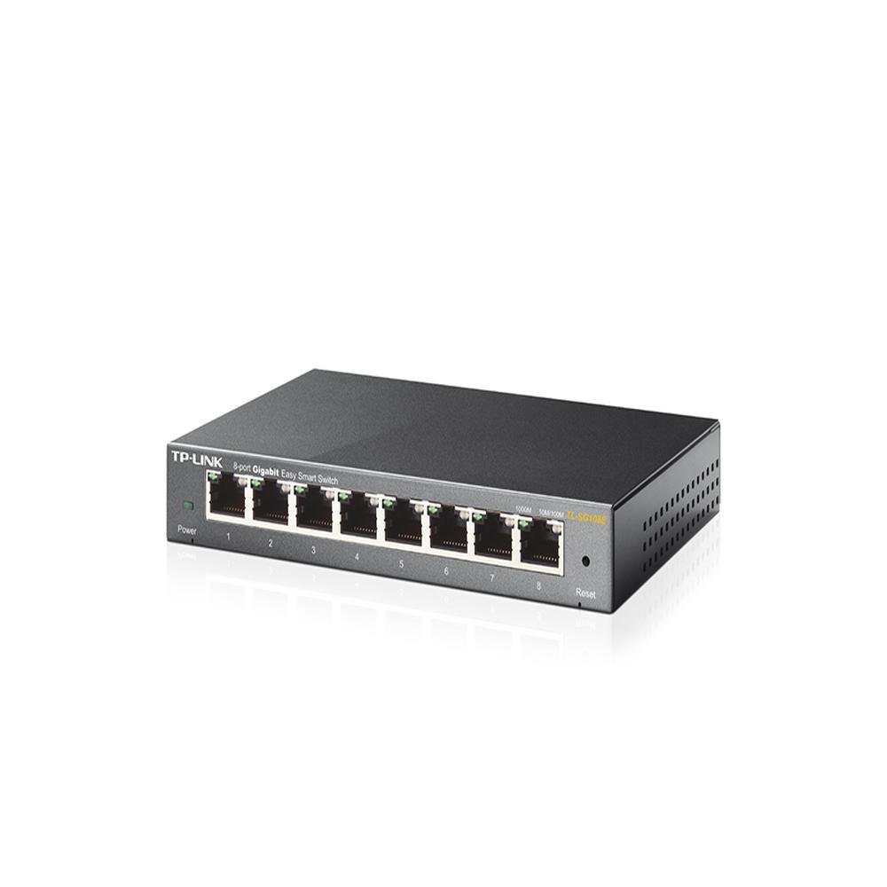 Switch TP-Link TL-SG108E V3.0 Easy Smart Gigabit 8 Portas