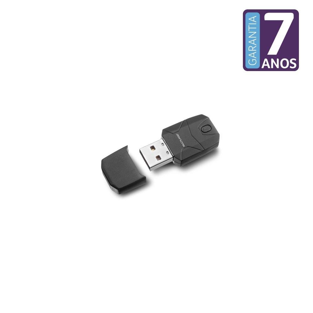 Mini Adaptador Multilaser USB Wireless 300 Mbps Dongle - RE052