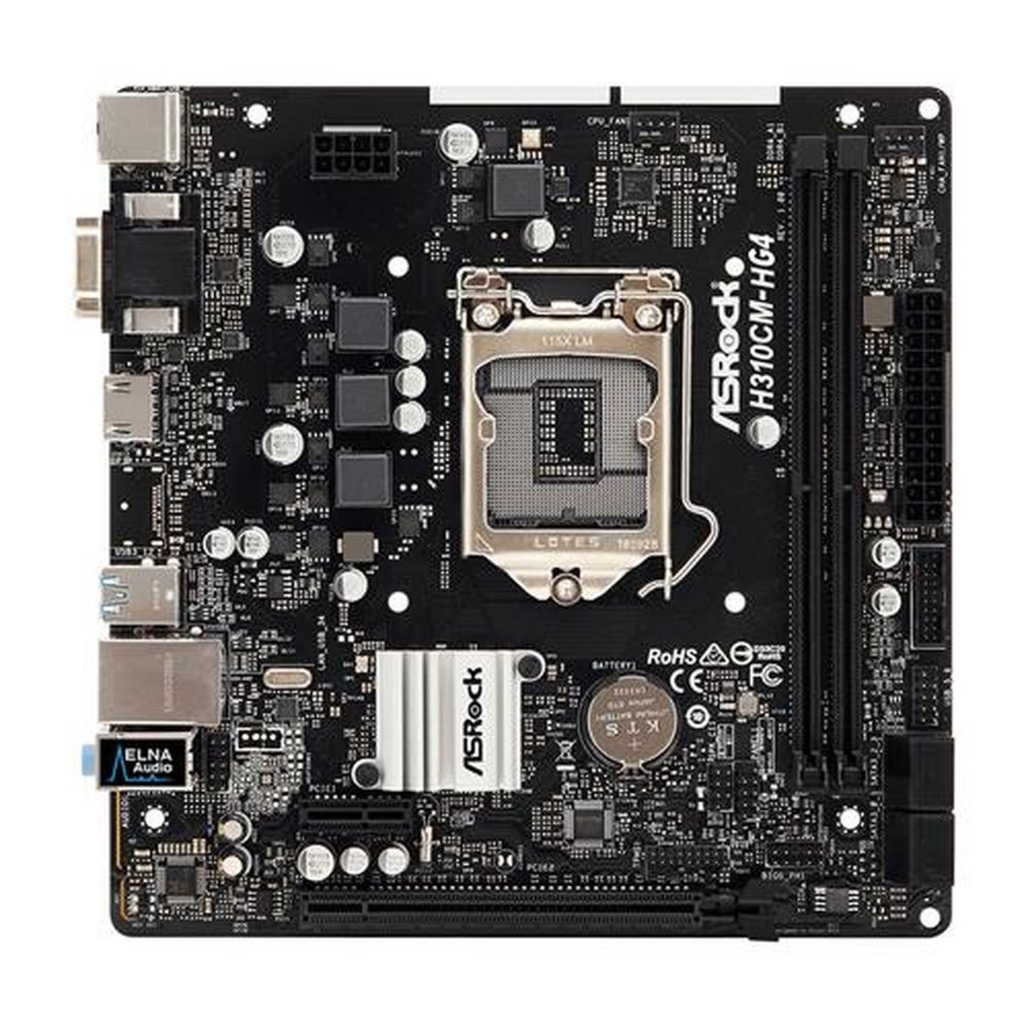 Placa Mãe Asrock H310cm-Hg4 Intel Lga 1151 Matx Ddr4
