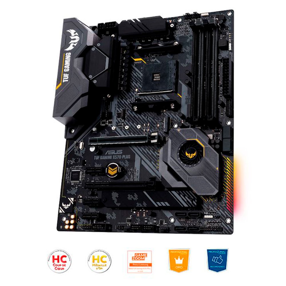 Placa Mãe ASUS TUF Gaming X570-Plus, Chipset X570, AMD AM4, ATX, DDR4, 90MB13T0-C1BAY0