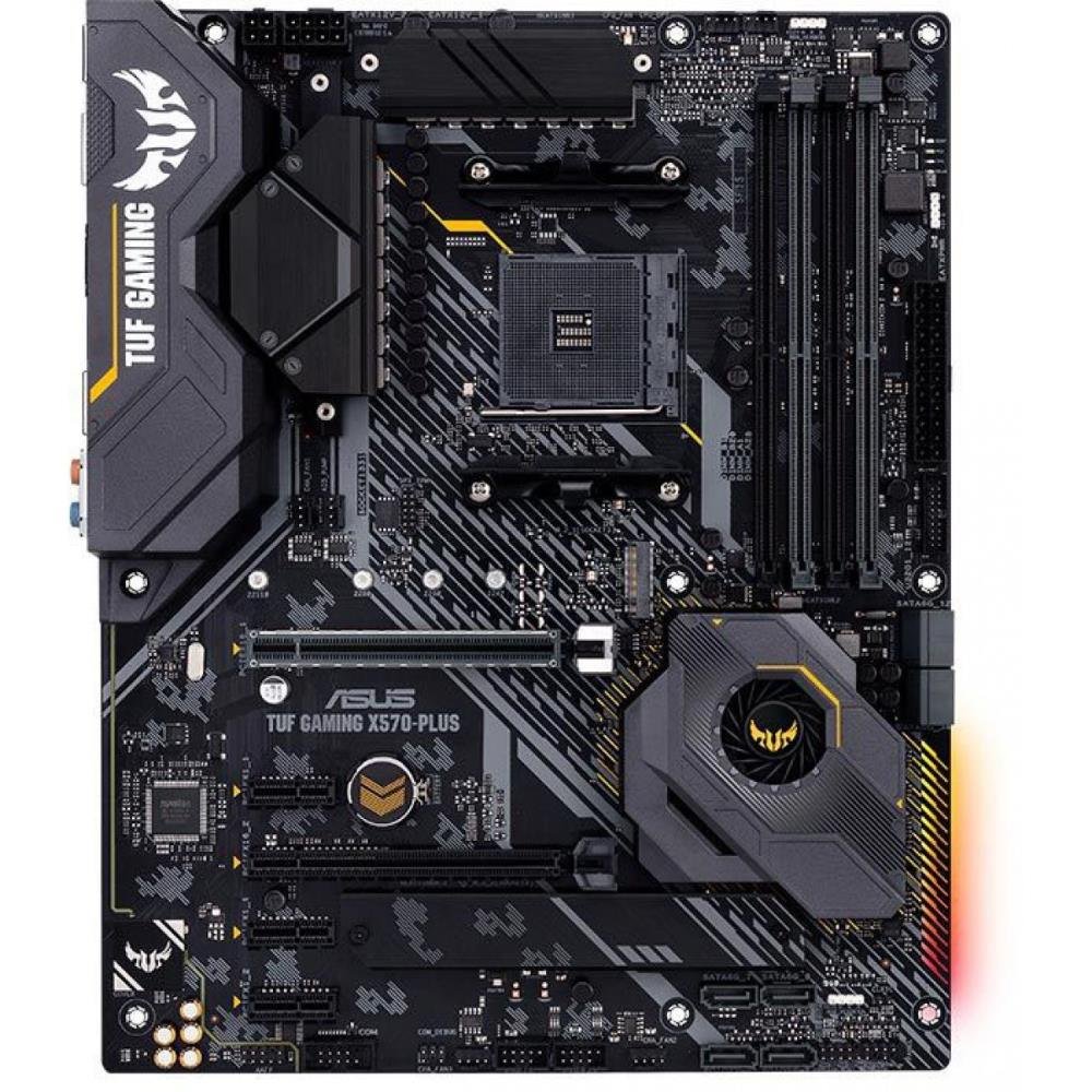 Placa Mãe ASUS TUF Gaming X570-Plus, Chipset X570, AMD AM4, ATX, DDR4, 90MB13T0-C1BAY0