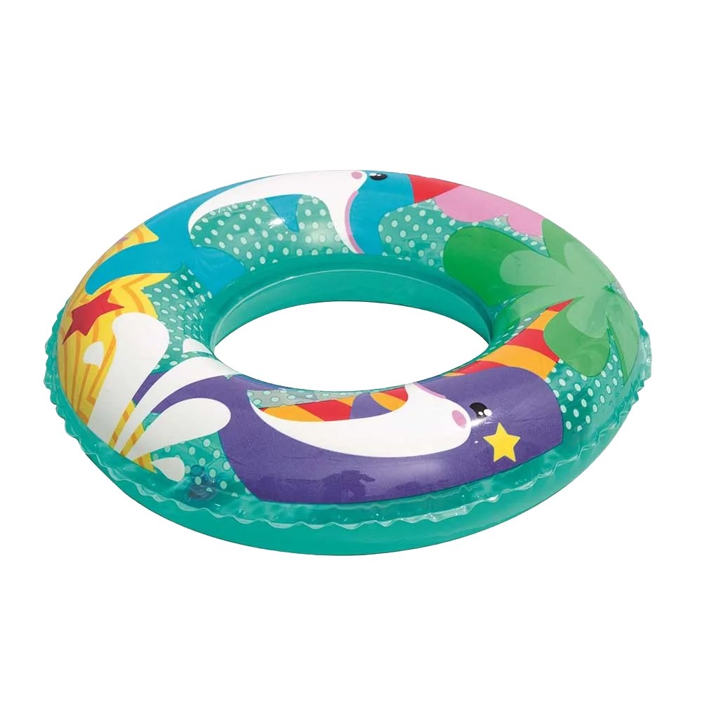 Boia Inflável Bestway Infantil Circular Aventura no Mar 51cm