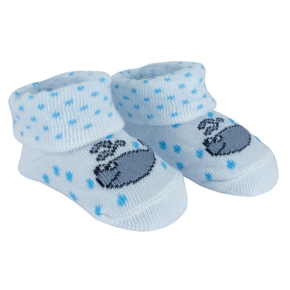 Pack com 12 Kit meia infantil com 2 pares RN unissex Pimpolho