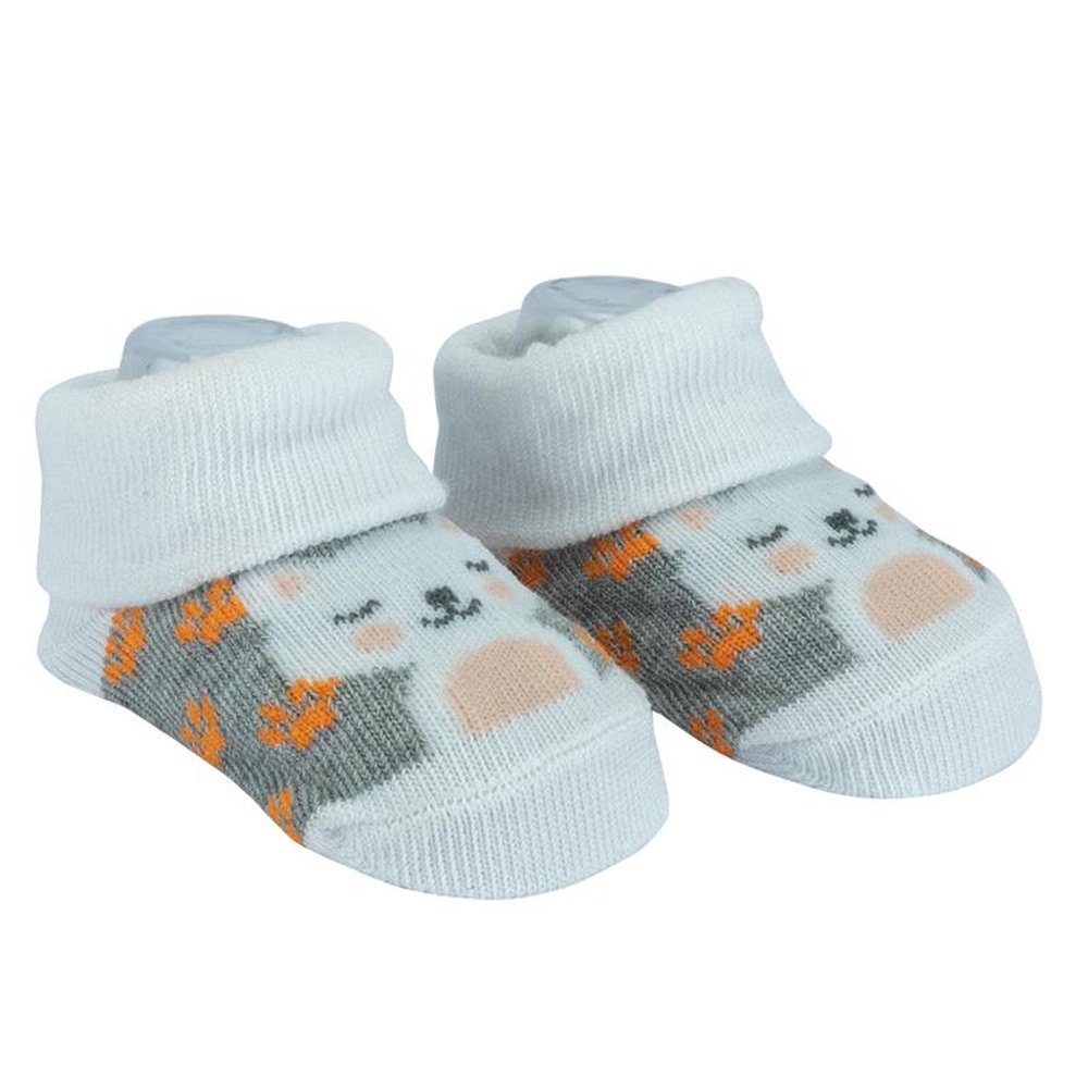 Pack com 12 Kit meia infantil com 2 pares RN unissex Pimpolho