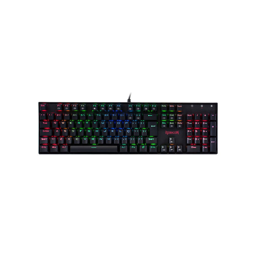 Teclado Mecânico Gamer Redragon Mitra K551 Switch Outemu Black