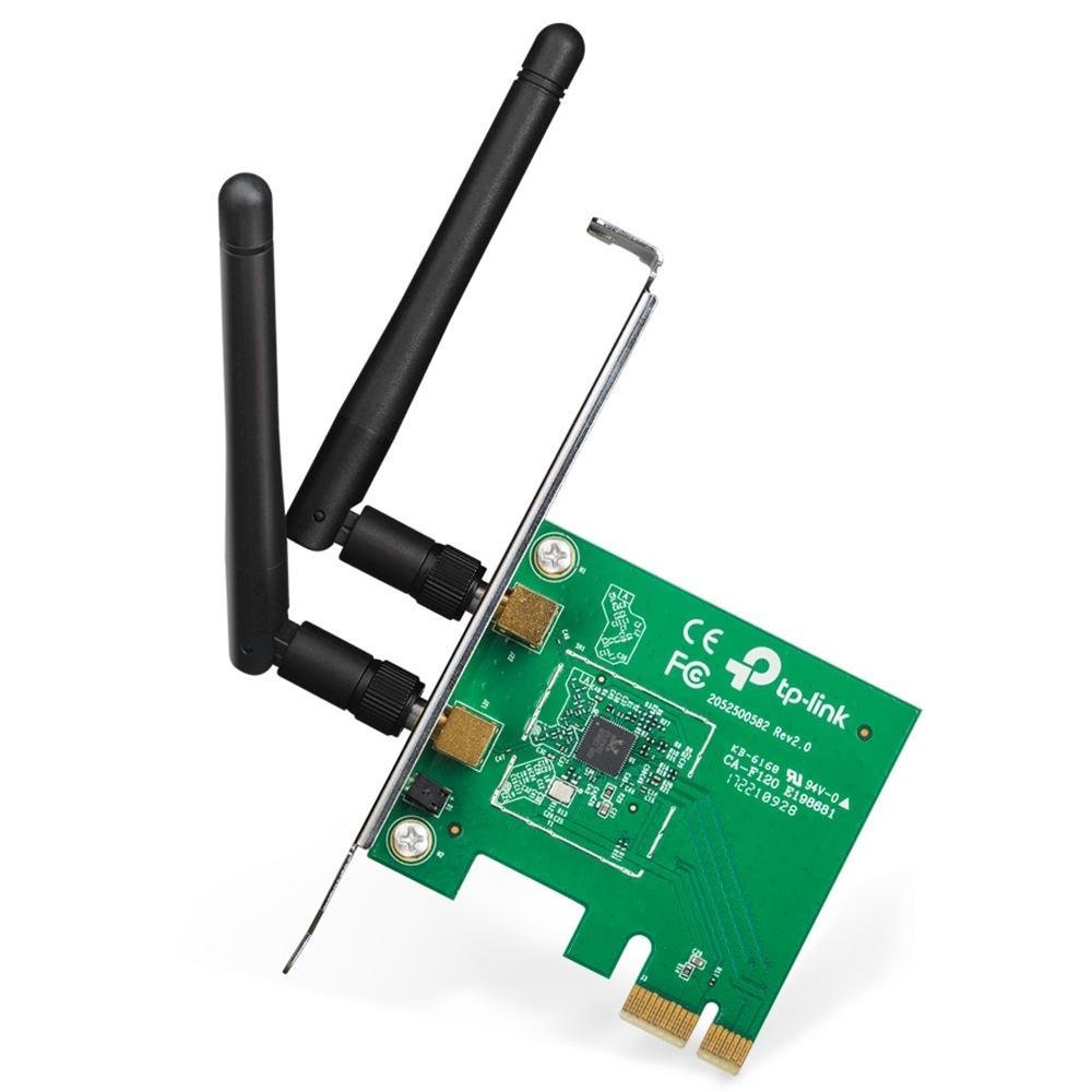 Adaptador de Rede TP-Link, Wireless, N 300 Mbps, PCI Express, TL-WN881ND
