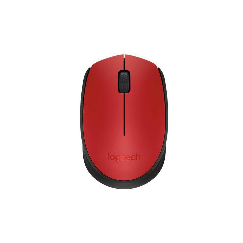 Mouse Sem Fio Logitech M170 Vermelho