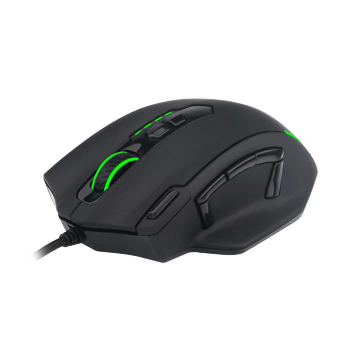 Mouse Gamer T-Dagger Major, RGB, 8000DPI, 11 Botões, Preto e Verde - T-TGM303