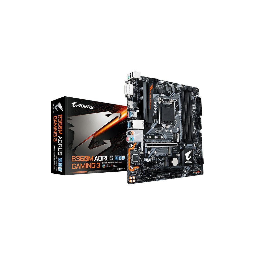 Placa Mãe Gigabyte Aorus B360M Aorus Gaming 3, Intel LGA 1151, mATX, DDR4