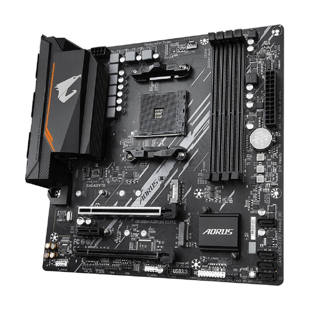 Placa-Mãe Gigabyte Para Amd Am4 B550m Aorus Elite 4X Ddr4 Ma