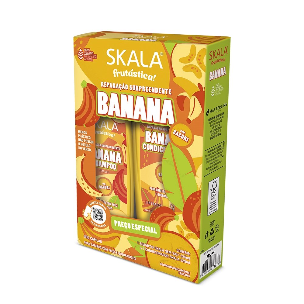 Kit Shampoo + Condicionador Skala Banana 325ml