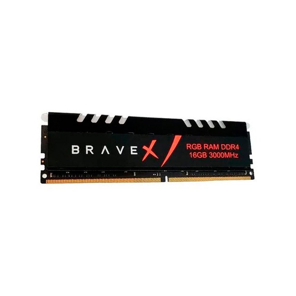 Memória Bravex 16GB RGB DDR4 3000Mhz - BAS84U6DW (PPB)
