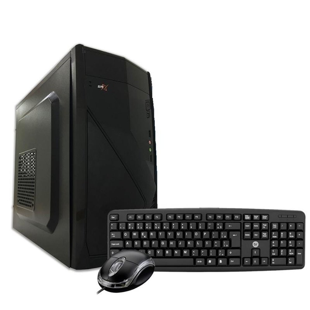 Computador PC Intel Core i3 530 4GB HD 500GB Windows 10 + Teclado e Mouse - BRX