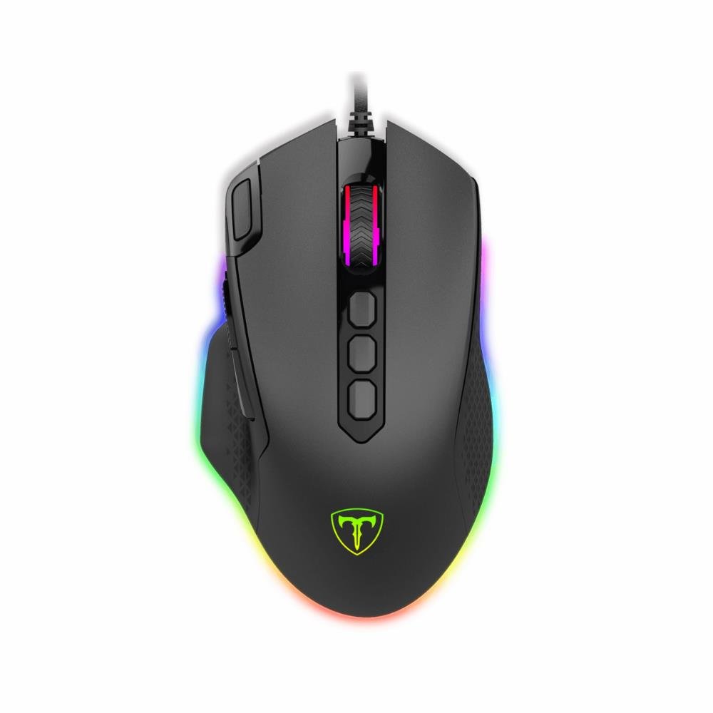 Mouse Gamer T-Dagger Bettle RGB, 8000 DPI, 10 Botões, Black, T-TGM305