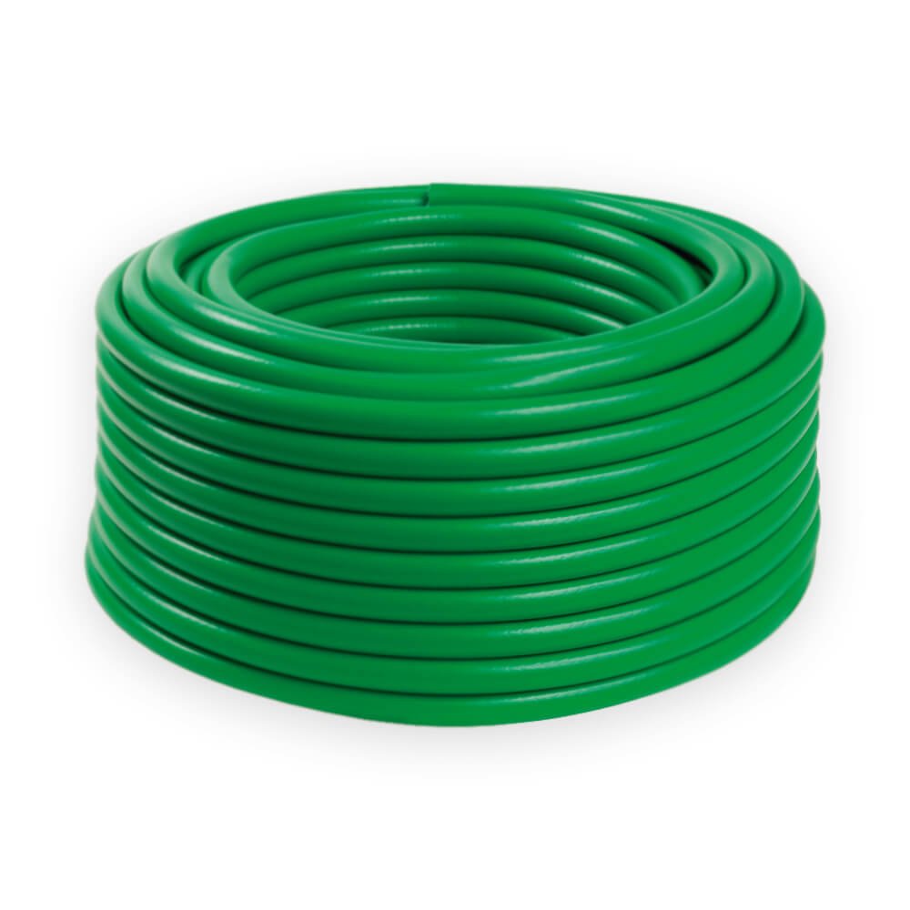 Mangueira lisa 1/2"x2mm 100m verde