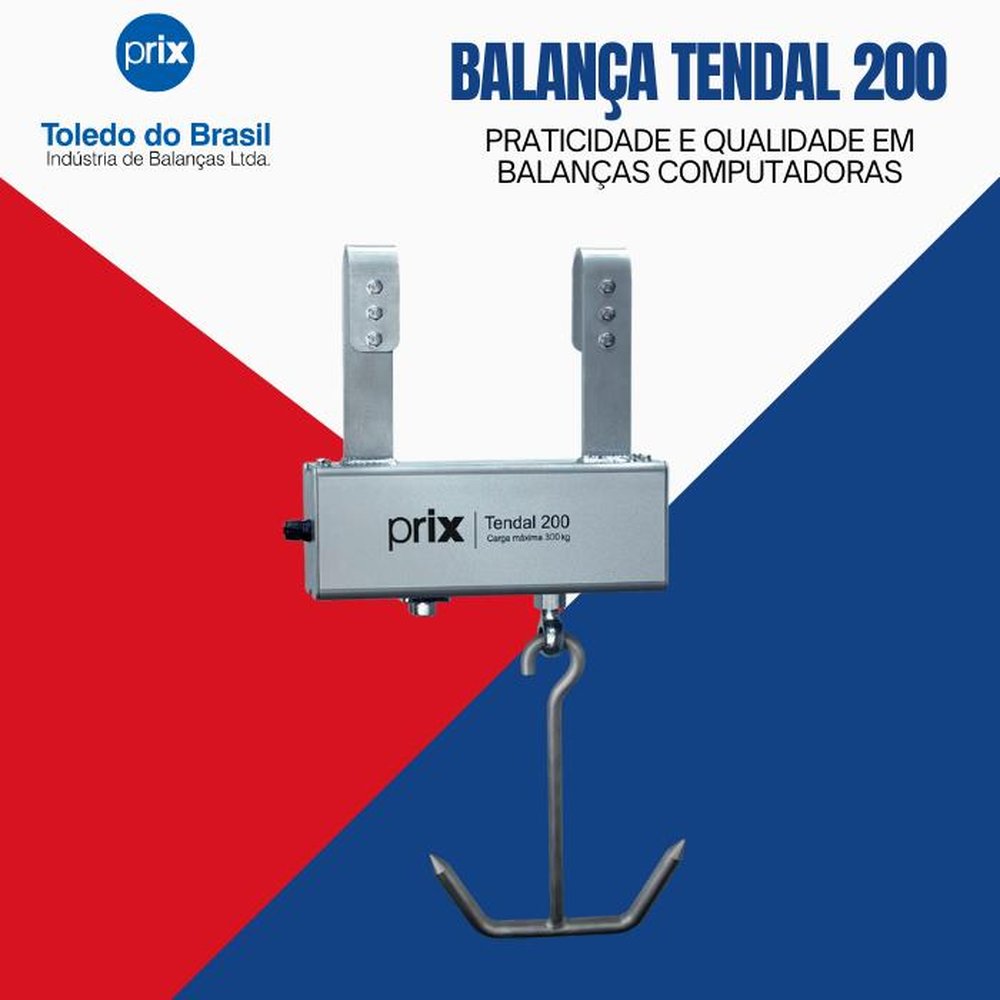 Balança de Tendal 200 Toledo Prix 300 Kg