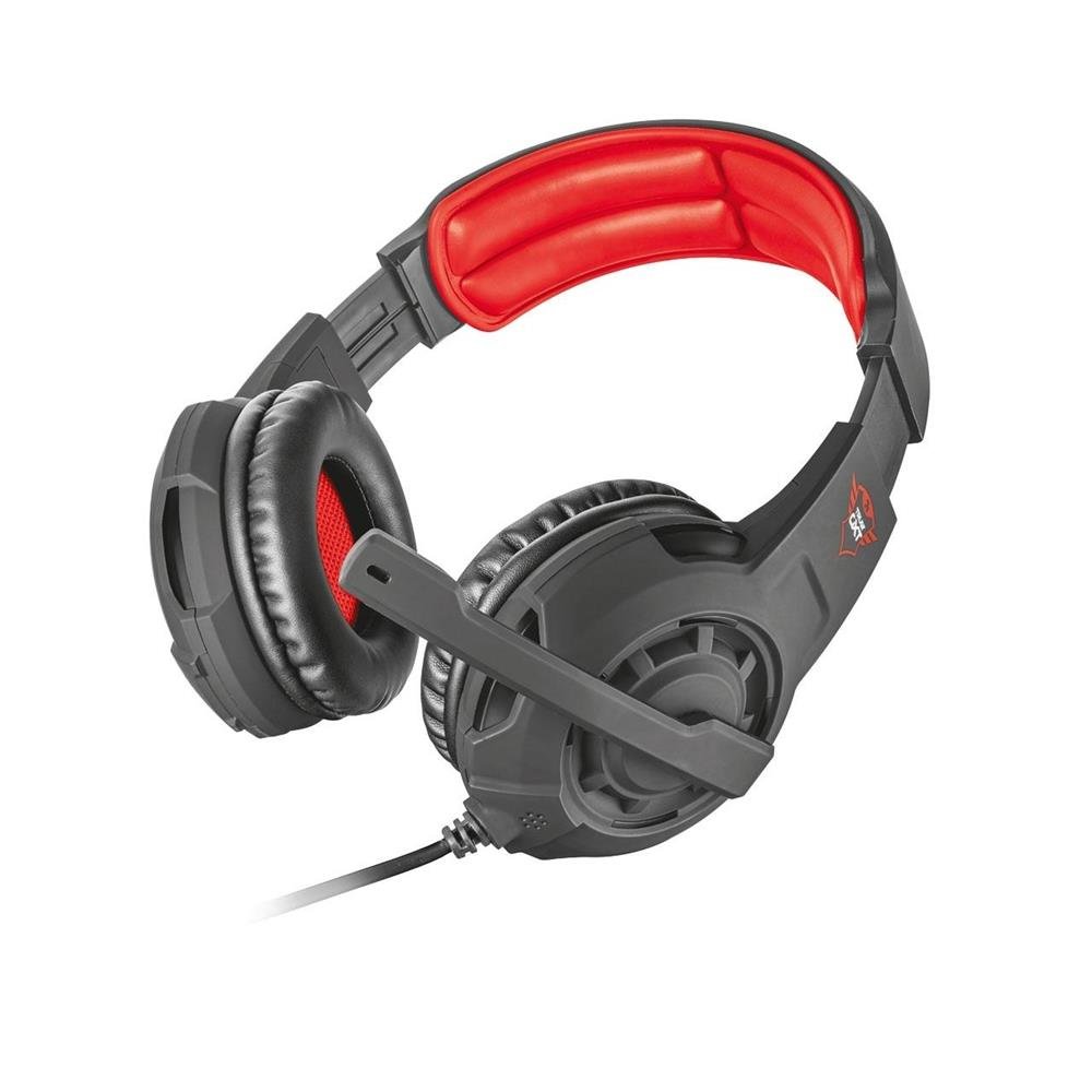 Headset Gamer Trust GXT 307 Ravu Preto e Vermelho