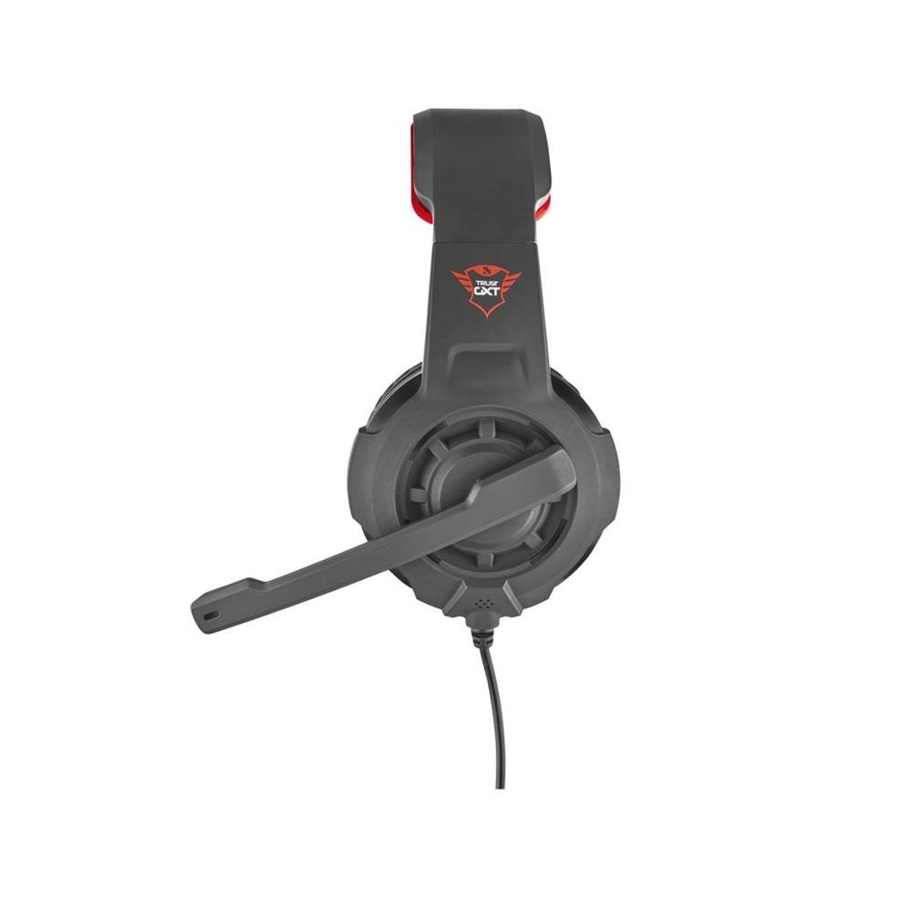 Headset Gamer Trust GXT 307 Ravu Preto e Vermelho