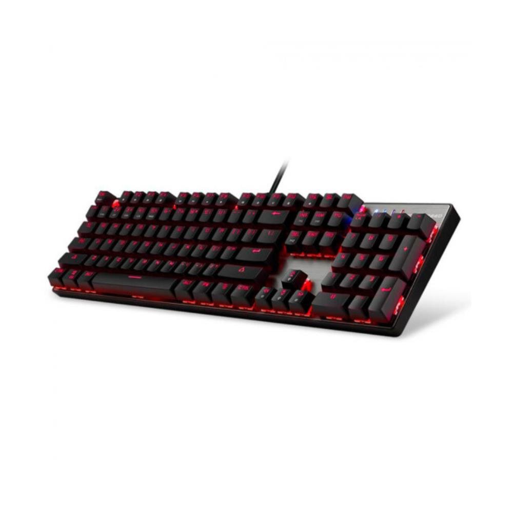 Teclado Mecânico Gamer Motospeed CK104, RGB, Switch Red , FMSTC0068PTO