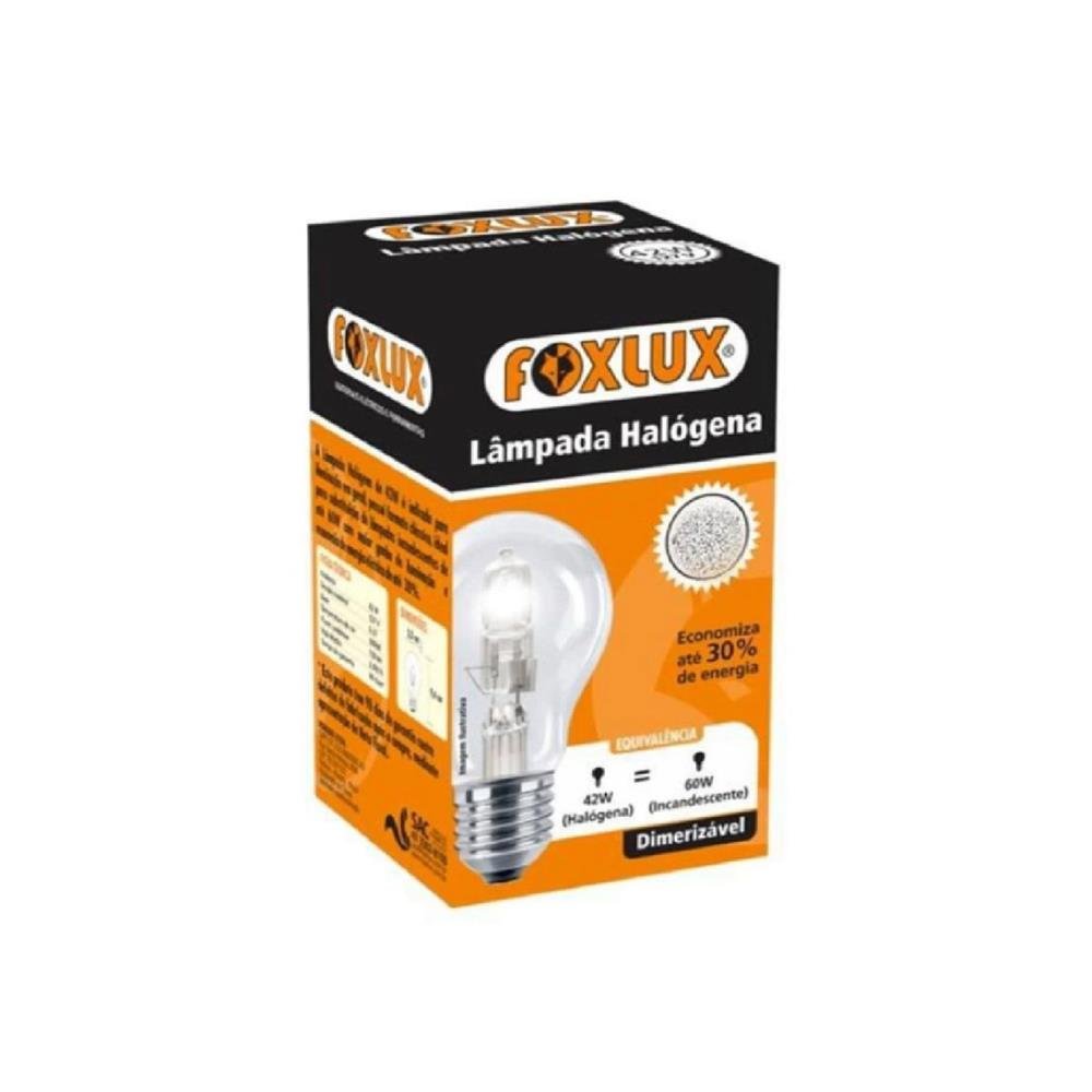 Lampada Halogena Classica 42w 220v Foxlux