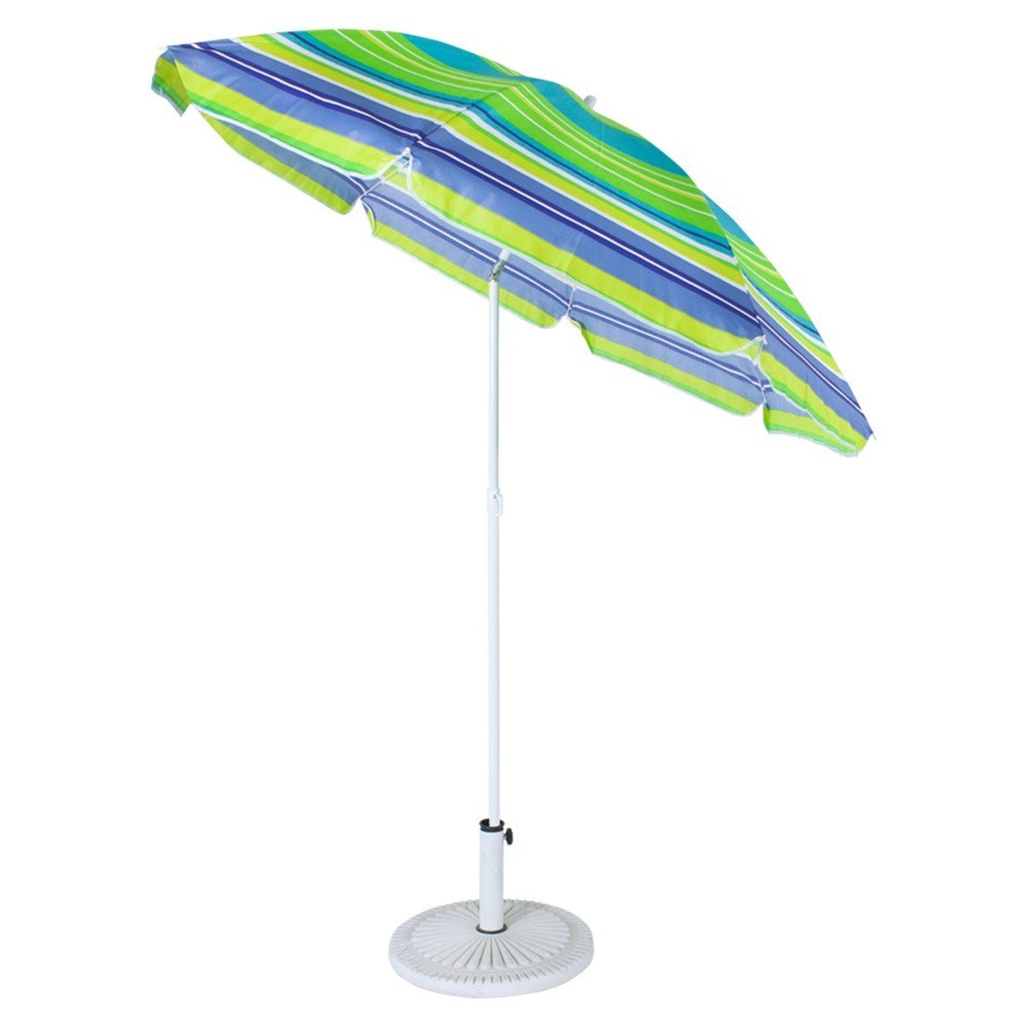 Guarda Sol Caribe 200cm Verde E Azul Ntk