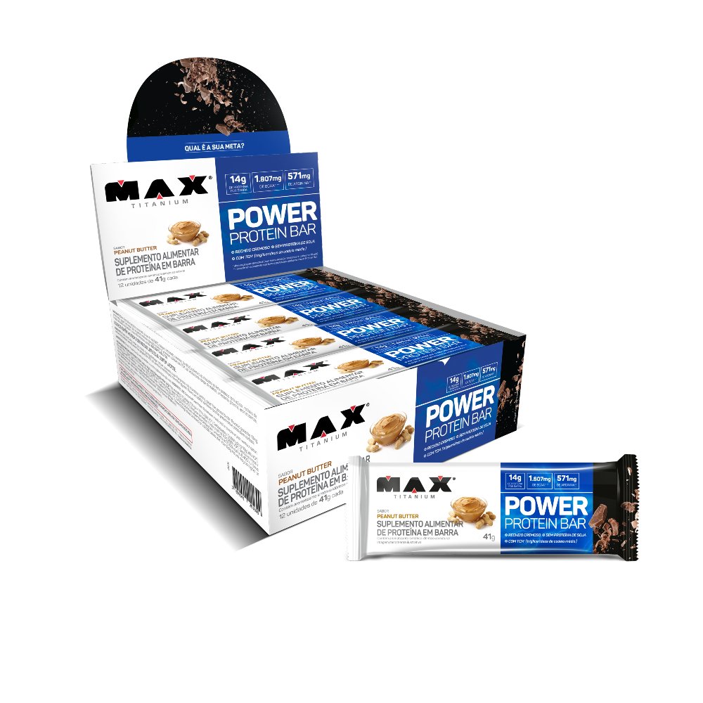 Power Protein Bar 41g Peanut Butter Display 12x41g