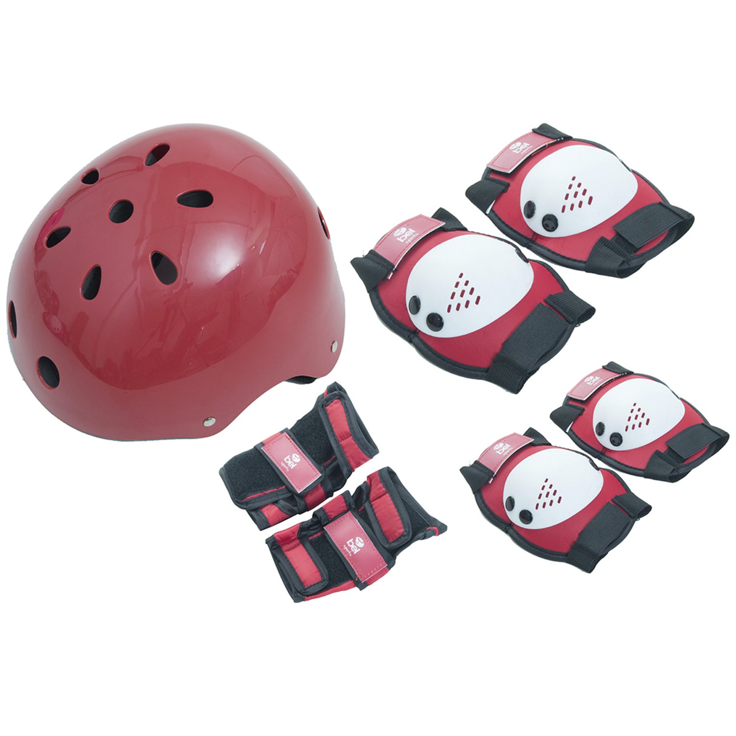 Kit de Proteção Premium com Capacete (G) Vermelho Bel