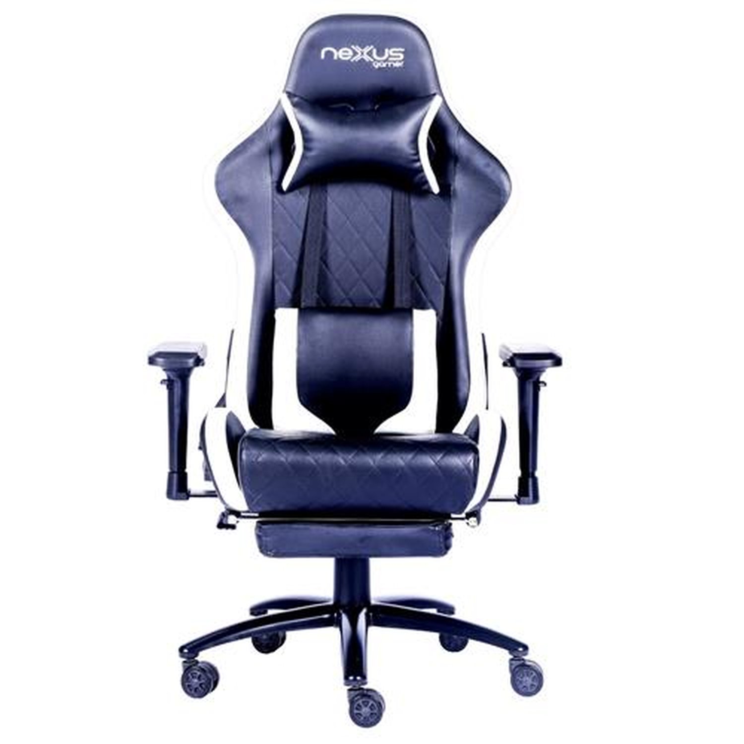 Cadeira Gamer Python D-361 Branco/Preto ¿ Nexus Gamer