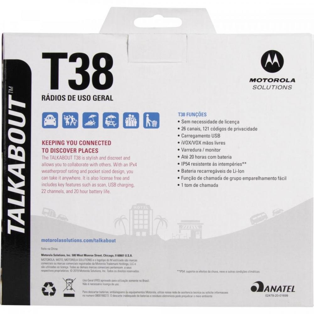 Radio Comunicador T38 Motorola