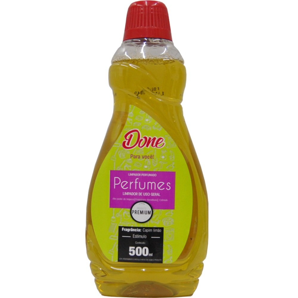 Limpador Perfumado Capim Limão 500ml - DONE