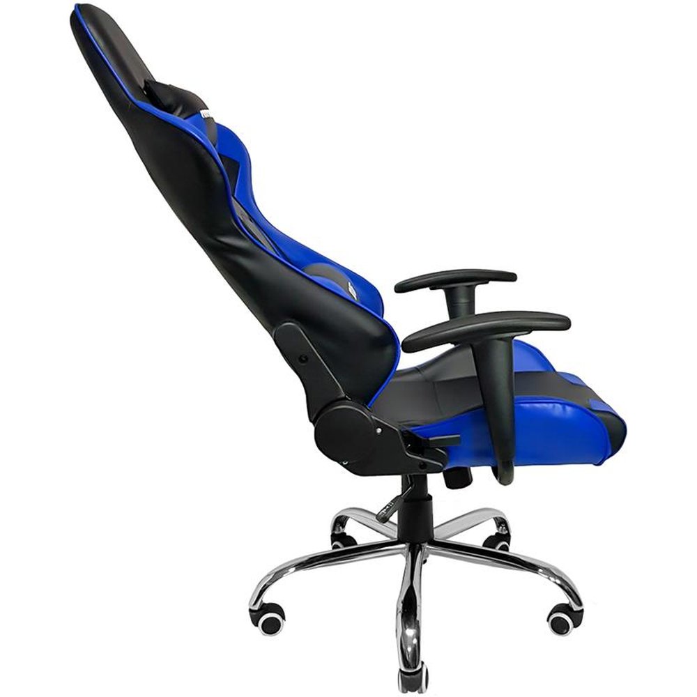 Cadeira Gamer MX7 Giratória Preto e Azul - Mymax