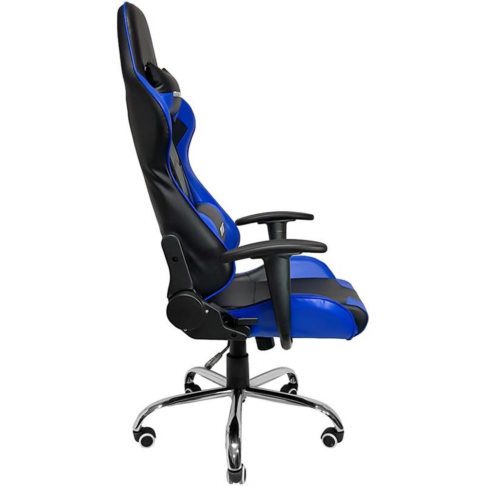 Cadeira Gamer MX7 Giratória Preto e Azul - Mymax
