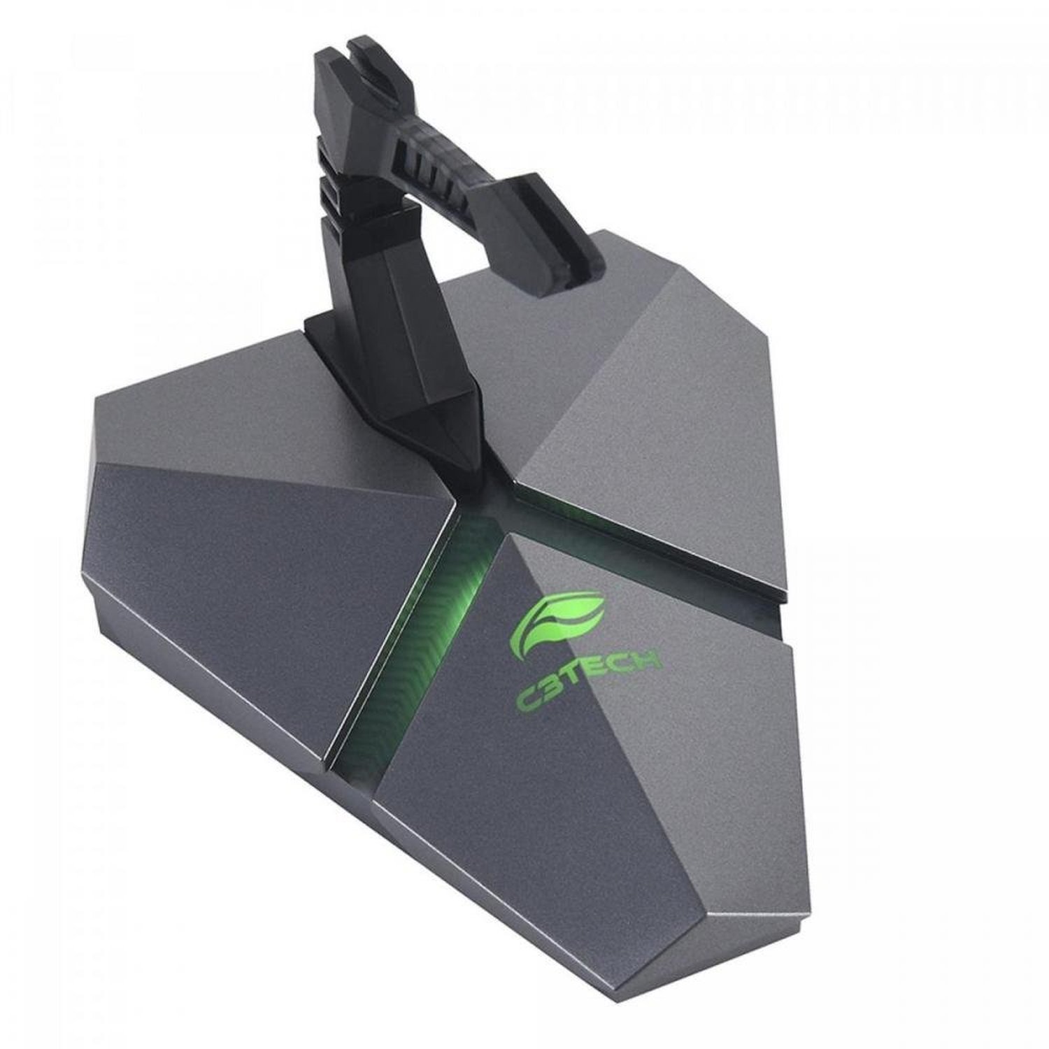 Mouse Bungee Usb com Hub Mb-200si Preto C3Tech