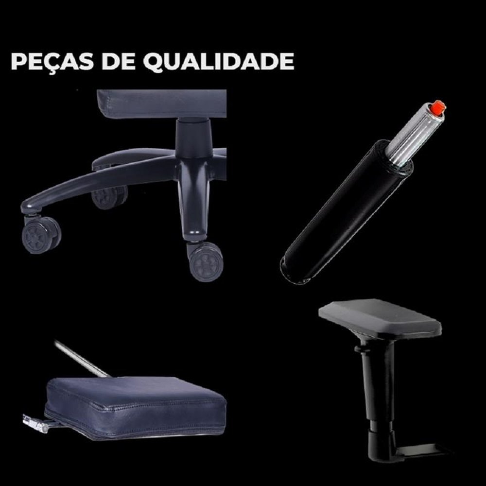 Cadeira Gamer Python D-361 Preta ¿ Nexus Gamer