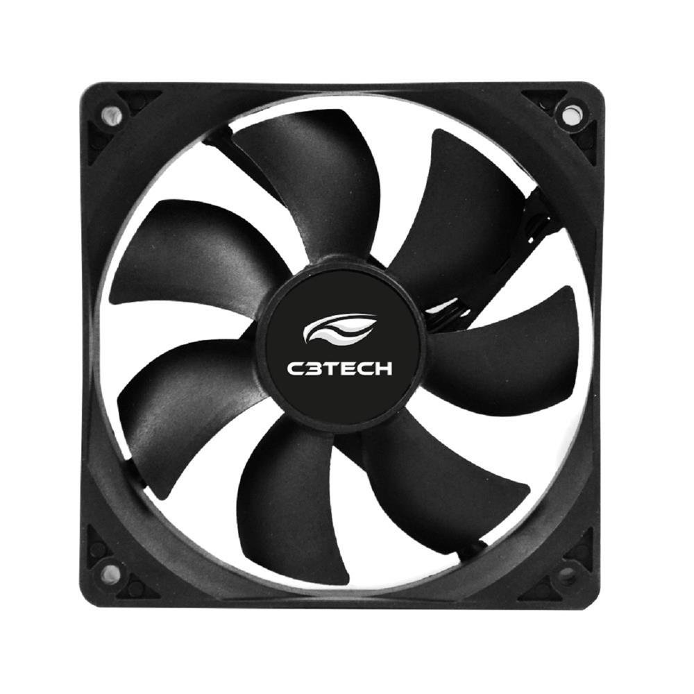 Cooler Fan C3tech F7-100Bk Storm, 120Mm, Preto