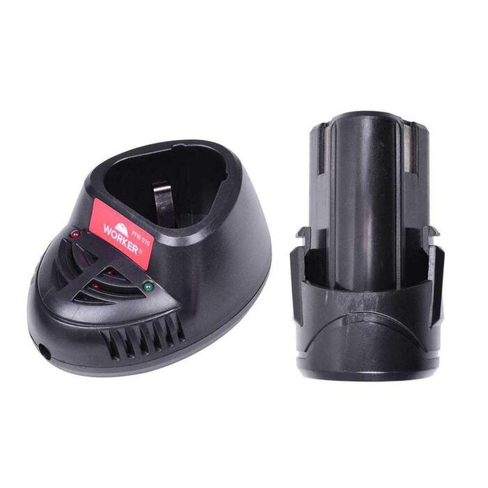 Parafusadeira Furadeira Worker 958573 Bivolt + Maleta e 2 Baterias 10.8V Max 12V